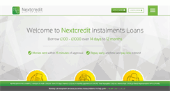 Desktop Screenshot of nextcredit.co.uk